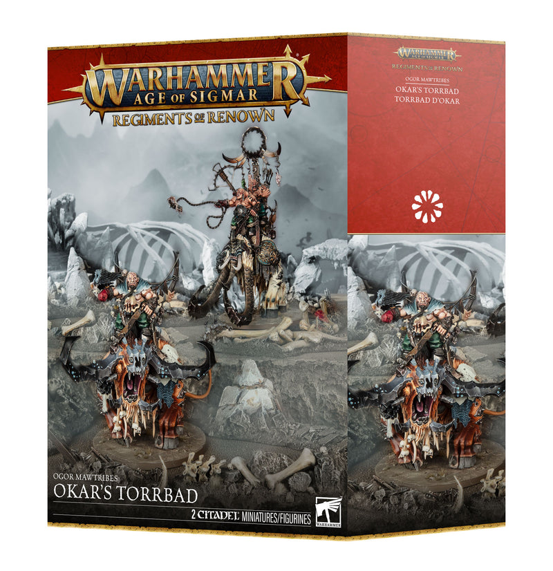 *Pre-Order* GW Age of Sigmar Ogor Mawtribes Regiment of Renown Okar’s Torrbad *Releases Saturday, August 29th, 2026*