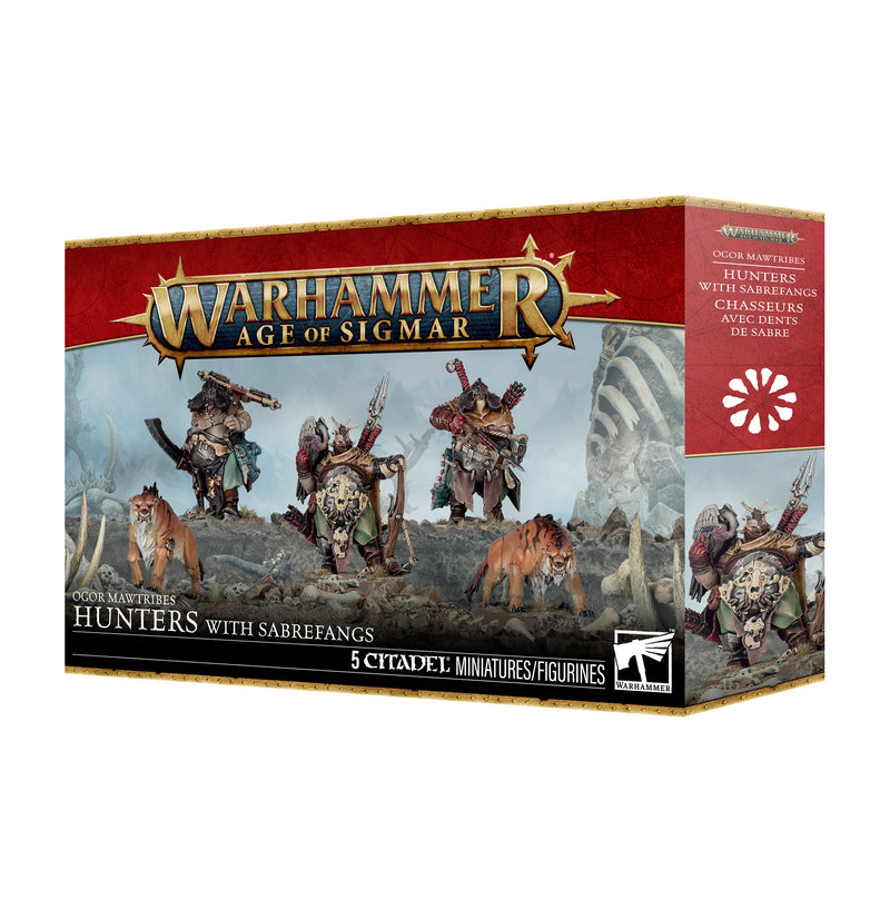 *Pre-Order* GW Age of Sigmar Ogor Mawtribes Hunters with Sabrefangs *Releases Saturday, August 29th, 2026*
