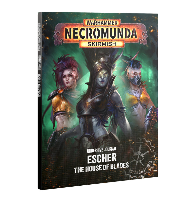 *Pre-Order* GW Necromunda Underhive Journal: Escher – The House of Blades (New Edition) *Releases Saturday, September 19th, 2026*