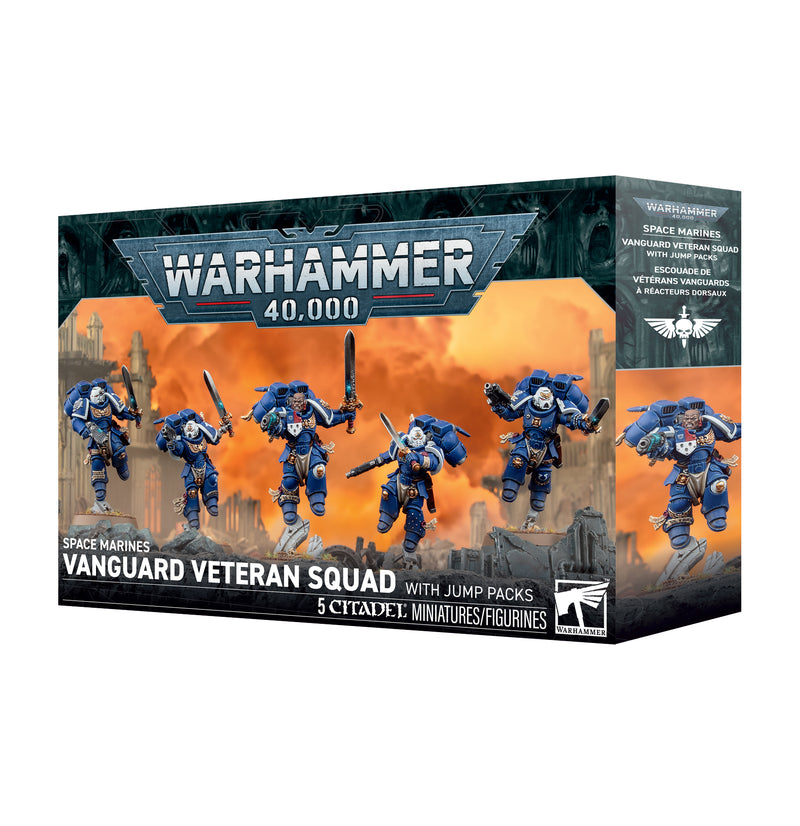 *Pre-Order* GW Warhammer 40K Space Marines Vanguard Veteran Squad with Jump Packs *Releases Saturday, October 3rd, 2026*