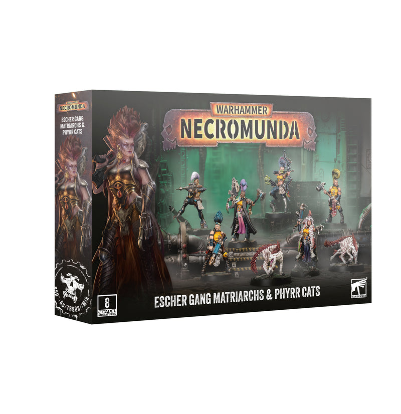 *Pre-Order* GW Necromunda Escher Matriarchs and Phyrr Cats *Releases Saturday, September 19th, 2026*