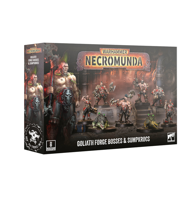 *Pre-Order* GW Necromunda Goliath Forge Bosses and Sumpkrocs *Releases Saturday, September 19th, 2026*