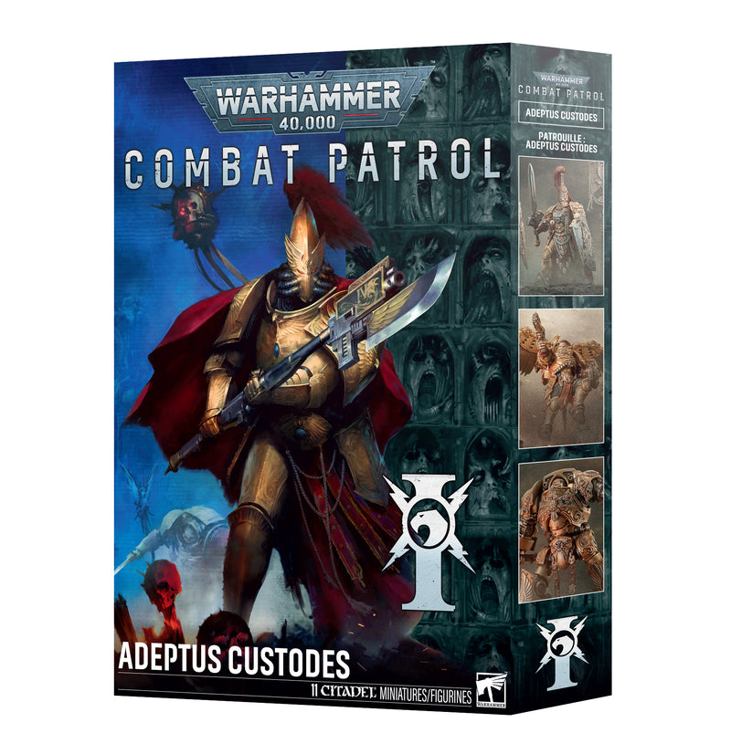 *Pre-Order* GW Warhammer 40K Adeptus Custodes Combat Patrol (New) *Releases Friday, October 17th, 2026*