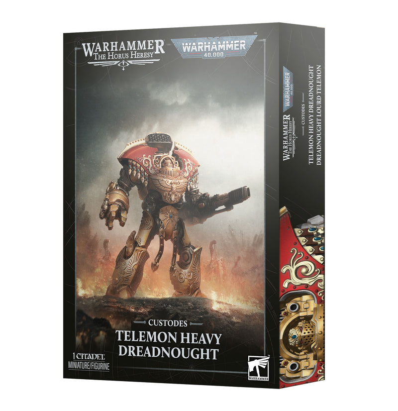 *Pre-Order* GW Warhammer 40K Adeptus Custodes Telemon Heavy Dreadnought *Releases Friday, October 17th, 2026*