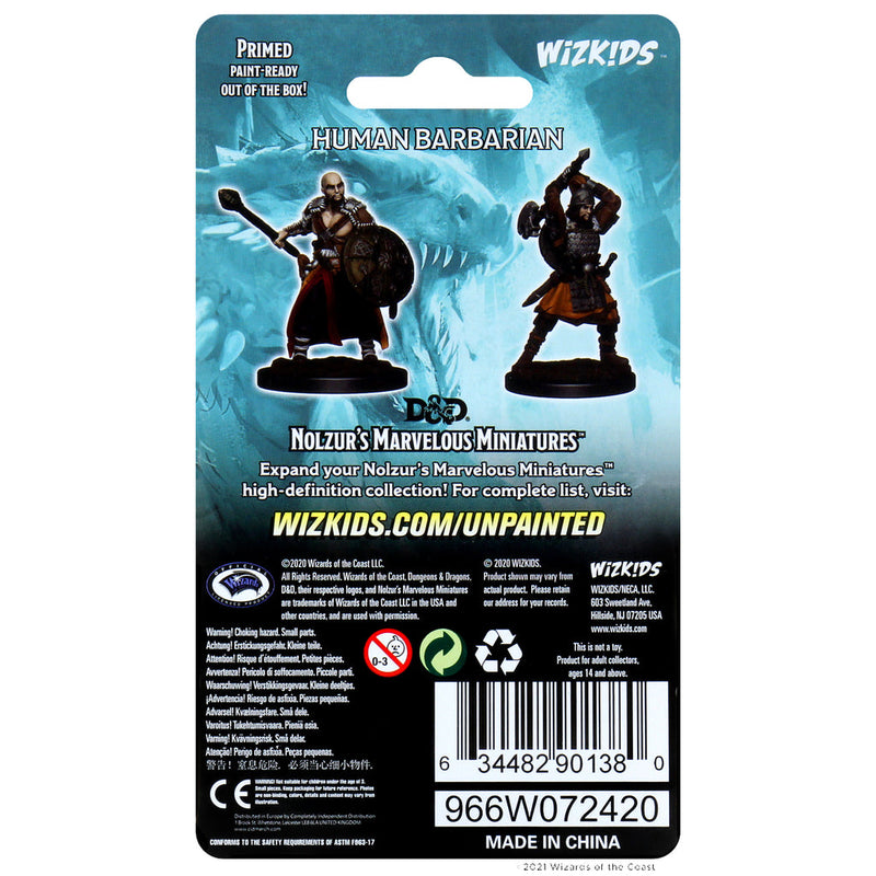 Wizkids Minis D&D 90138 Human Barbarian Male