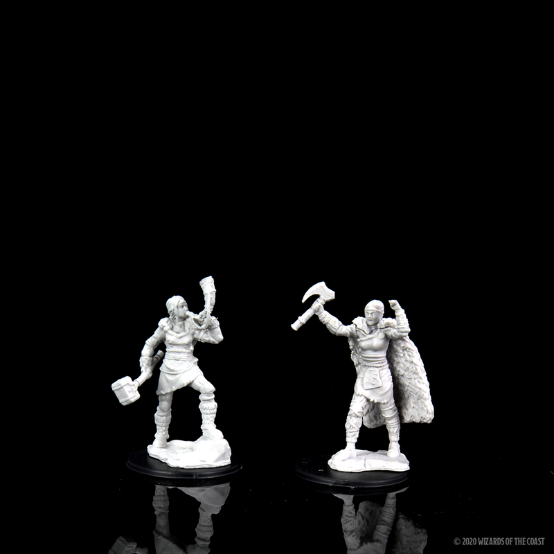 Wizkids Minis D&D 90056 Female Human Barbarian