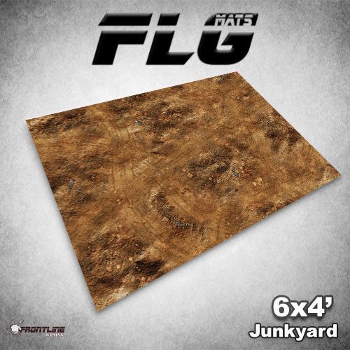 Frontline Gaming Mat 6'x4' Junkyard