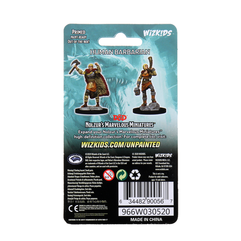 Wizkids Minis D&D 90056 Female Human Barbarian