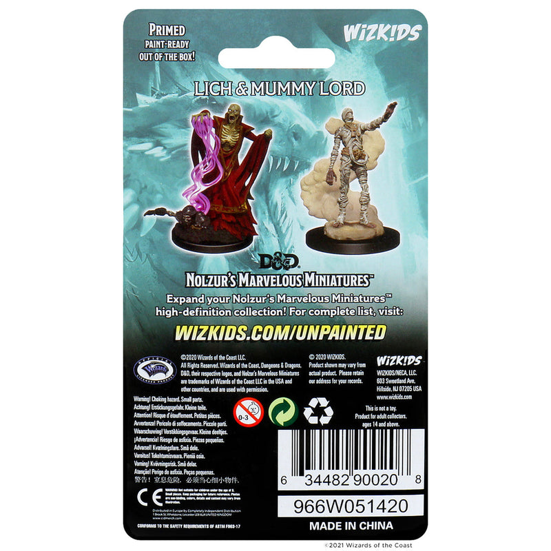 Wizkids Minis D&D 90020 Lich And Mummy Lord