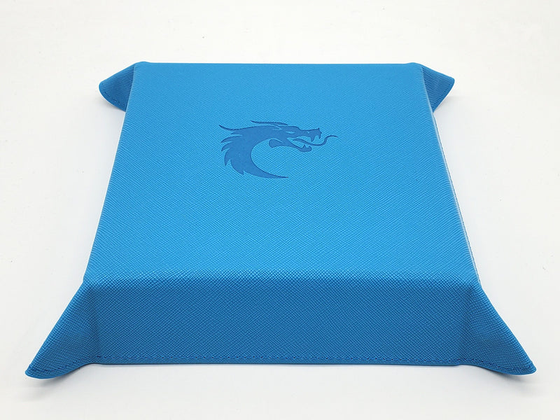 Old School Dice: Square Rolling Tray - Light Blue