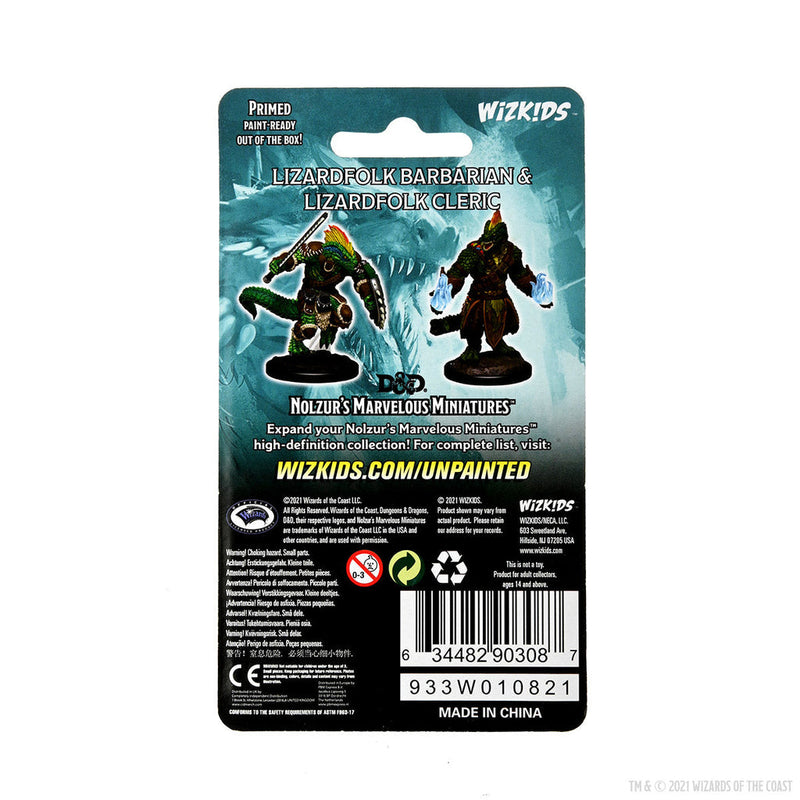 Wizkids Minis D&D 90308 Lizardfolk Barbarian/Cleric