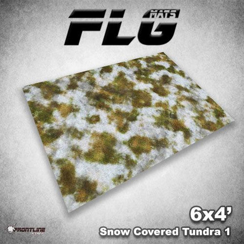 Frontline Gaming Mat 6'x4' Snow Covered Tundra 1