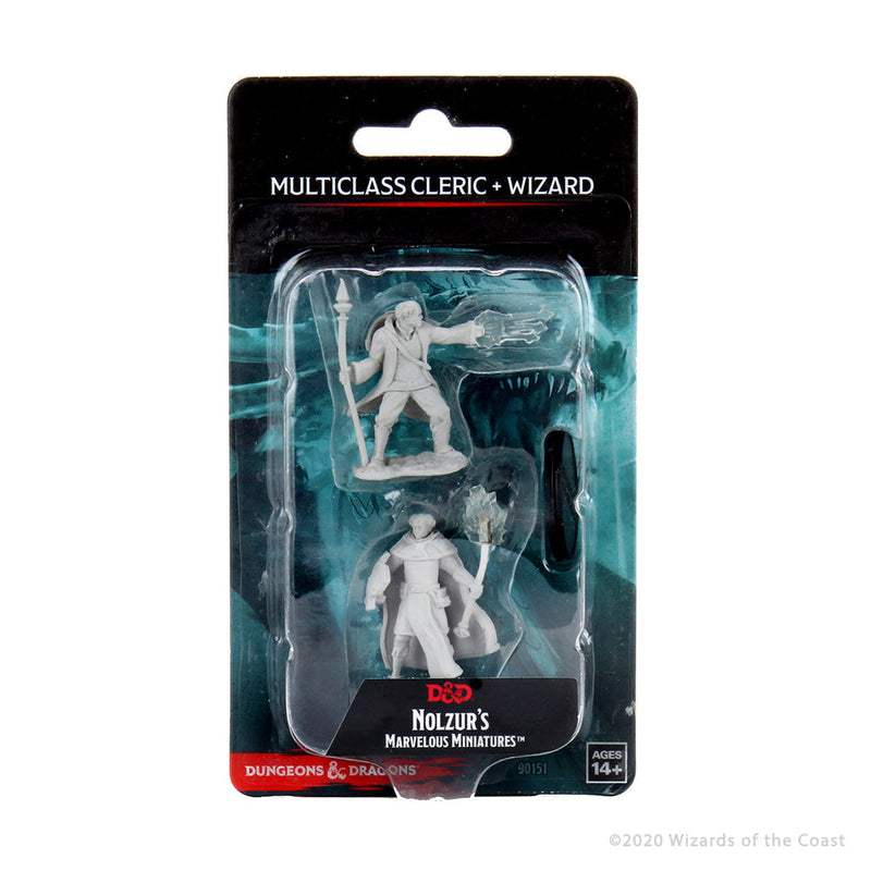 Wizkids Minis D&D 90151 Multiclass Cleric + Wizard Male