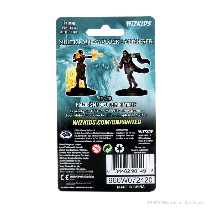 Wizkids Minis D&D 90149 Multiclass Warlock + Sorcerer Female