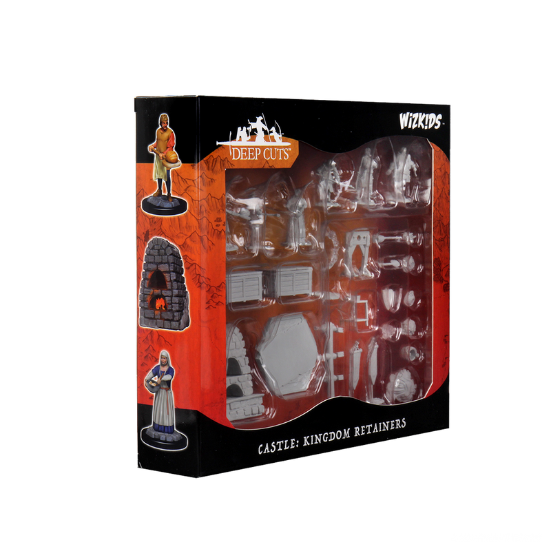 Wizkids Minis 90121 Towns People Castle King Retainers