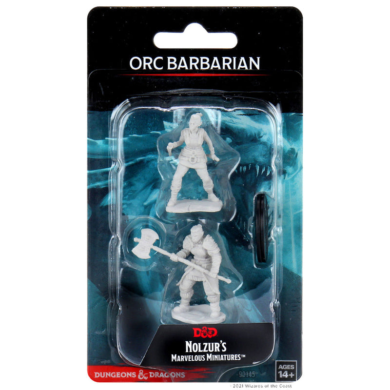 Wizkids Minis D&D 90145 Orc Barbarian Female