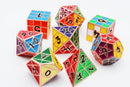 Puzzle Cube: Copper - Metal 8 piece Dice Set