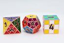 Puzzle Cube: Copper - Metal 8 piece Dice Set