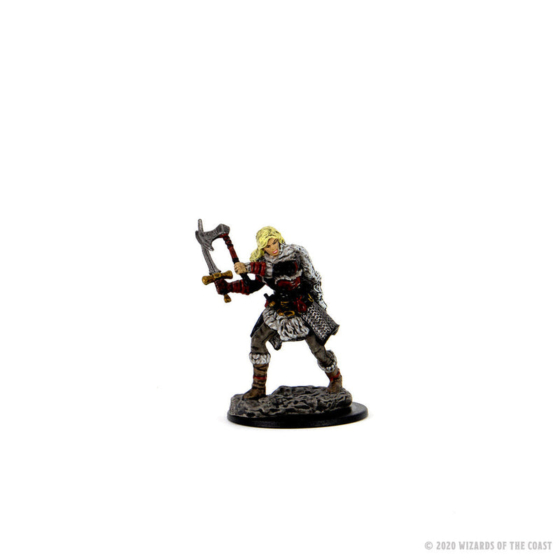 Wizkids D&D Miniature 93020 Human Female Barbarian Prepainted