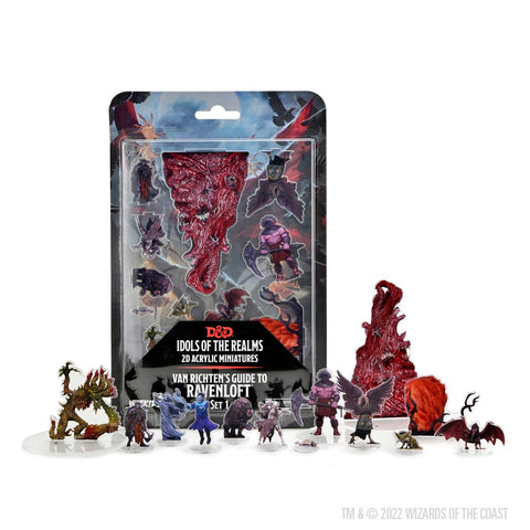 Wizkids D&D Idols of the Realms 2D Minis 94512 Van Richten's Guide Set 1