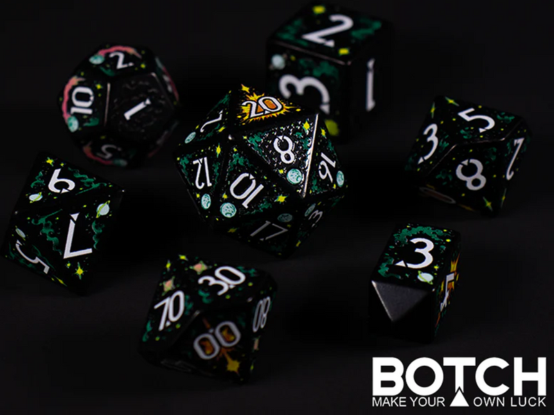 Botch Dice 7-Die RPG Set - Deep Space