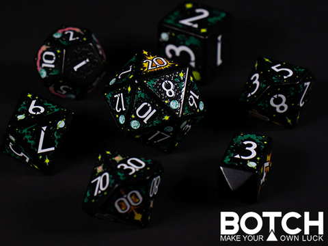 Botch Dice 7-Die RPG Set - Deep Space