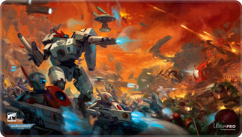 UP Playmat 40K T'au Empire Codex Aligned Stitched