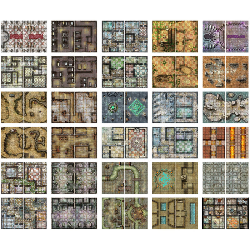 RPG Big Book Of Battle Mats: Cells & Shrines