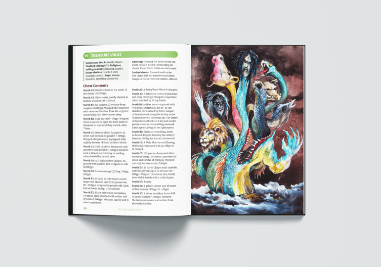 RPG Dolmenwood - Official Adventure Scenario: The Ruined Abbey Of St Clewyd