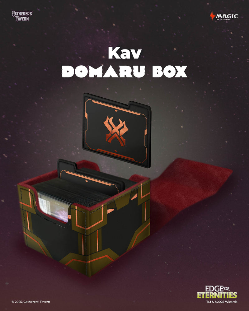 Gatherer's Tavern Deck Box: MTG Edge of Eternities Foil Domaru Box Kav