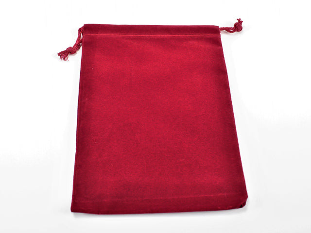 Chessex Suedecloth Dice Bag - Large Red