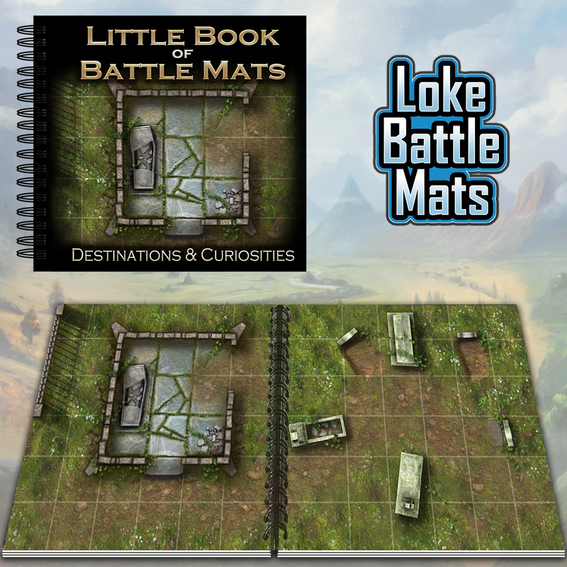 RPG Little Book of Battle Maps Destinations & Curiosities