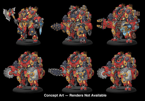 PIP Warmachine MKIV Anhilators Khador Cadre