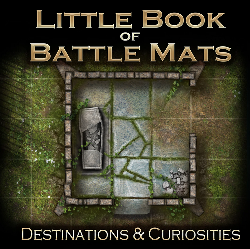RPG Little Book of Battle Maps Destinations & Curiosities