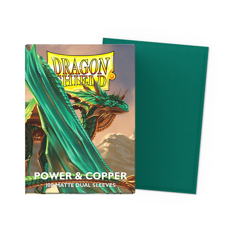 Dragon Shield Sleeves: Matte Dual Power & Copper