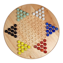 Chinese Checkers 11.5" Wood