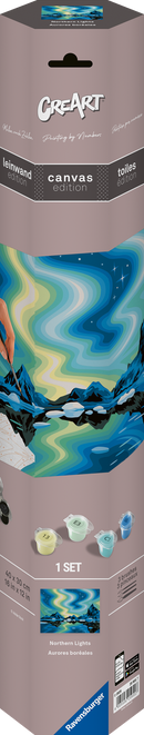 CreART Canvas Art Paint Kit - Northern Lights