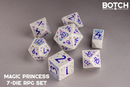 Botch Dice 7-Die RPG Set - Magic Princess