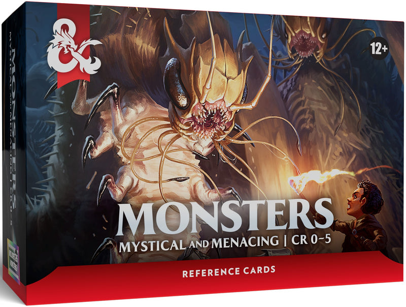 Dungeons and Dragons 5th Edition 2024 Reference Cards Monsters Mystical and Menacing