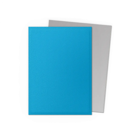 Dragon Shield Sleeves: Matte Dual  Sky Blue And Silver