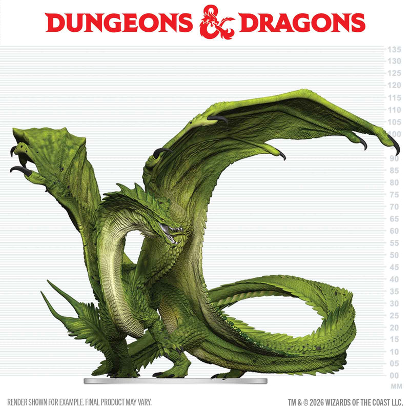 D&D Minis Icons of the Realms : Adult Green Dragon Deceiver