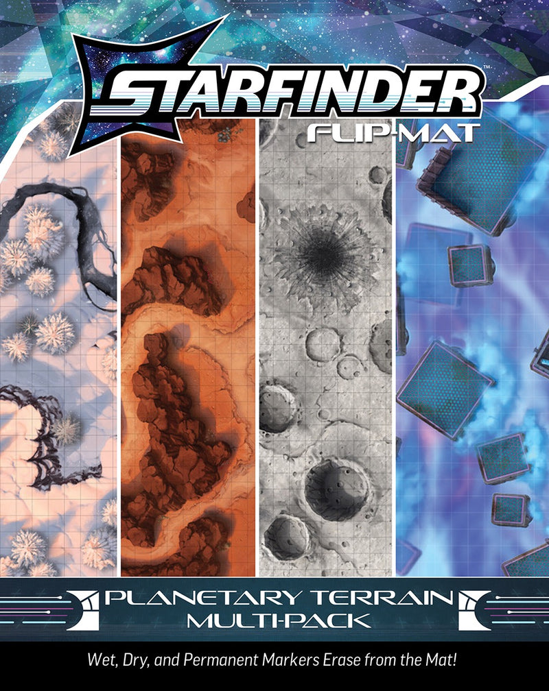 Starfinder Flip-Mat Planetary Terrain Multi-Pack