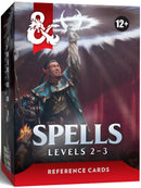 Dungeons and Dragons 5th Edition 2024 Reference Cards Spells (Level 2-3)