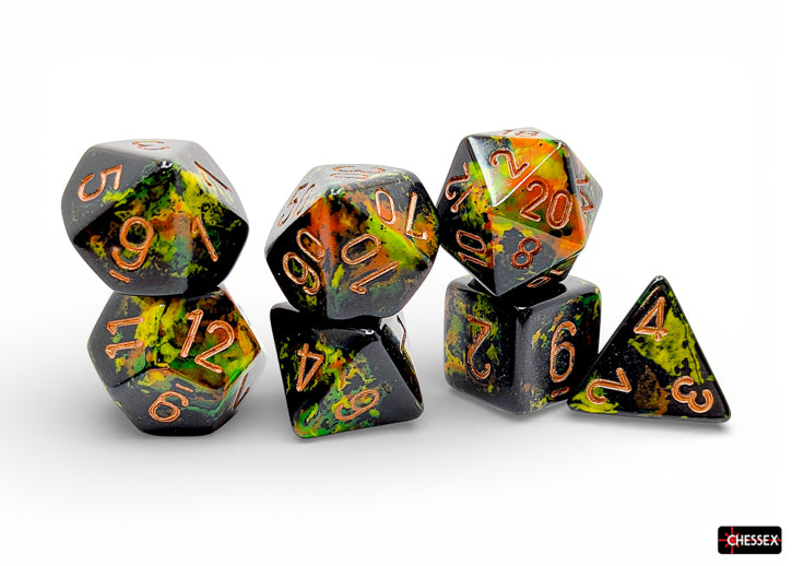 Chessex Poly Brush Deep Forest/Gold