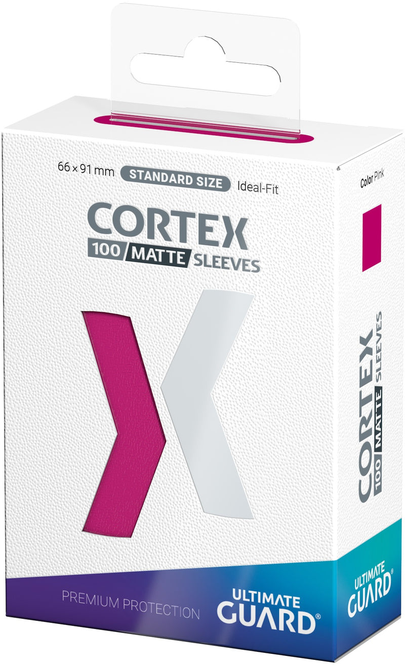 Ultimate Guard Sleeves: Cortex - Standard Matte Pink (100)