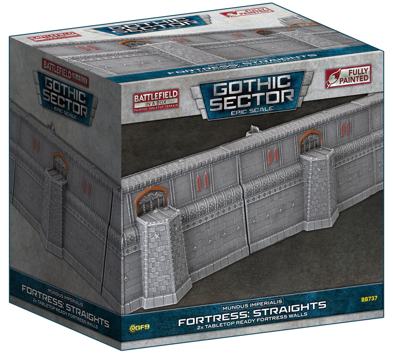 Battlefield in a Box Mundus Imperialis Fortress Straight