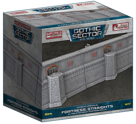 Battlefield in a Box Mundus Imperialis Fortress Straight