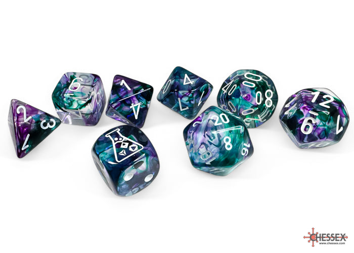 Chessex Poly Nebula Fluorite / White (Lab Release)