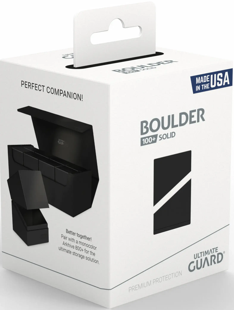 Ugd Deck Box Boulder 100+ Solid Black