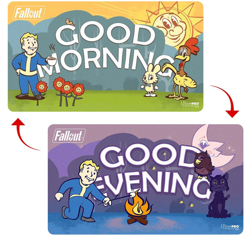 UP Playmat Fallout - Double-Sided Good Morning/Good Evening